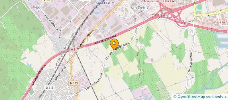 localisation de l'entreprise LE PETIT ROMAIN  NIMES