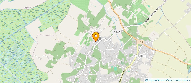 localisation de l'entreprise LE PETIT RONCE à BREUILLET