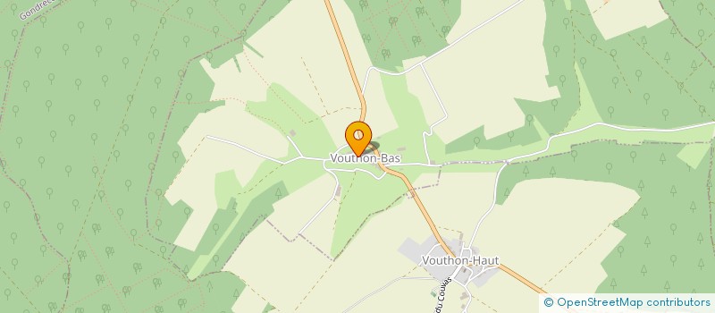 localisation de l'entreprise LE PETIT RUISSEAU à VOUTHON-BAS