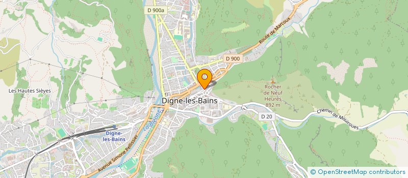 localisation de l'entreprise LE PETIT SAINT JEAN à DIGNE-LES-BAINS