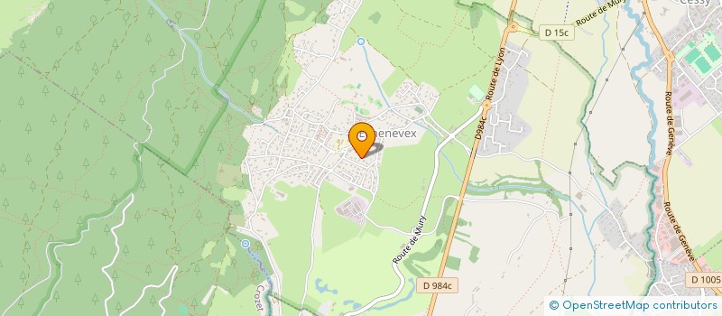 localisation de l'entreprise LE PETIT SAINT JEAN  ECHENEVEX