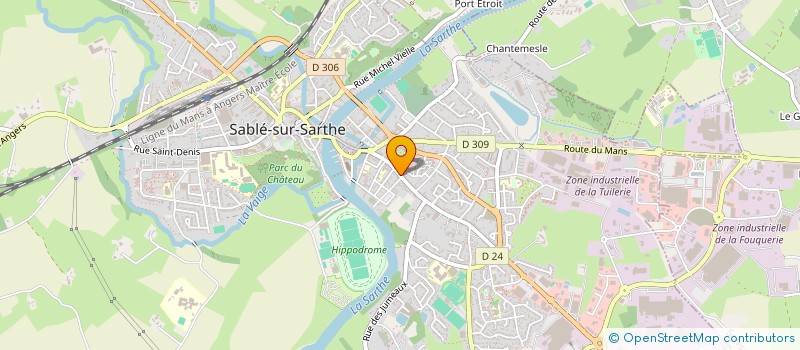 localisation de l'entreprise LE PETIT SAINT NICOLAS à SABLE-SUR-SARTHE