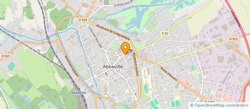 localisation de l'entreprise LE PETIT SALON à ABBEVILLE