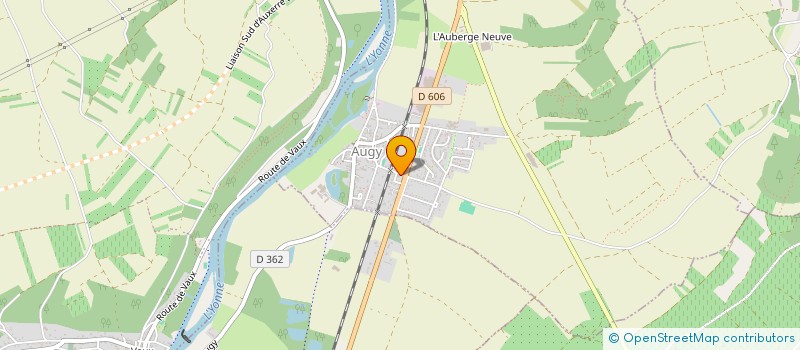 localisation de l'entreprise LE PETIT SALON  AUGY