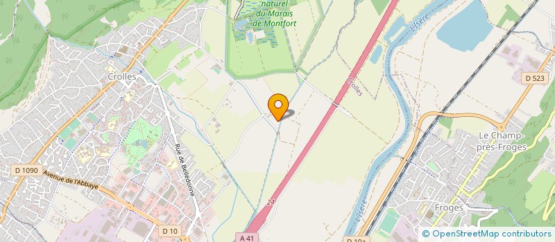 localisation de l'entreprise LE PETIT SARAN  CROLLES