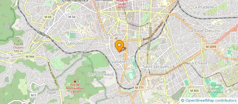 localisation de l'entreprise LE PETIT SHOW ROOM  CLERMONT-FERRAND