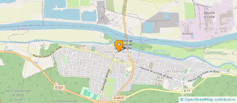 localisation de l'entreprise LE PETIT SHOWROOM DES FILLES  PONT-DE-L'ARCHE