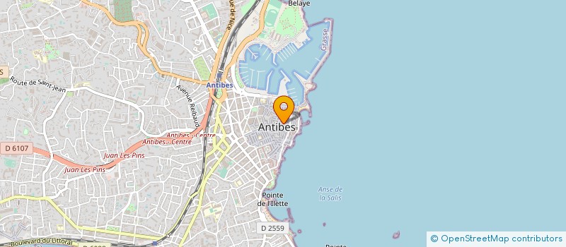 localisation de l'entreprise LE PETIT SNACK à ANTIBES
