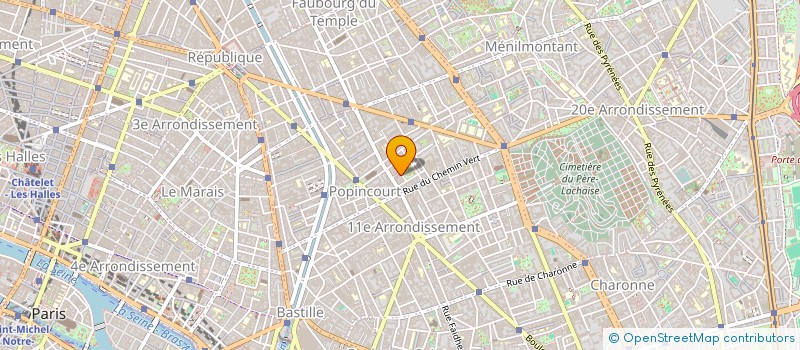 localisation de l'entreprise LE PETIT SOLDAT  PARIS