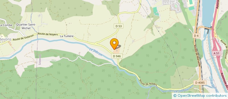 localisation de l'entreprise LE PETIT SOLEIL à SISTERON