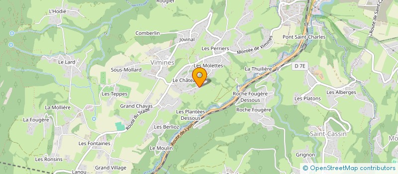 localisation de l'entreprise LE PETIT SOM  SAINT-SULPICE