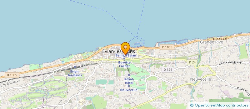 localisation de l'entreprise LE PETIT SOUK à EVIAN-LES-BAINS