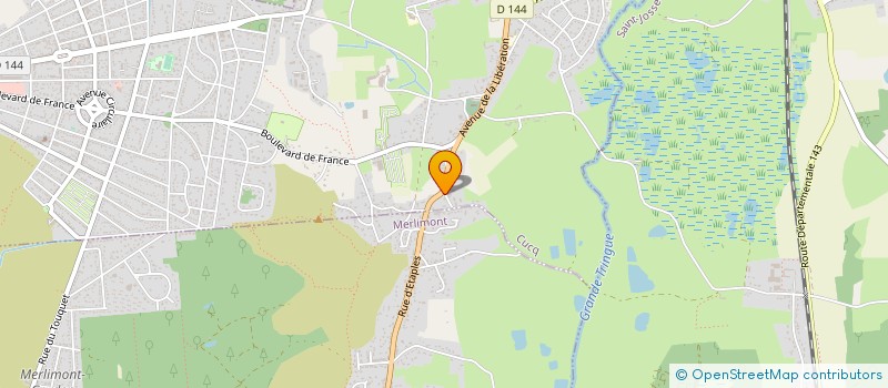 localisation de l'entreprise LE PETIT SOURIRE  CUCQ