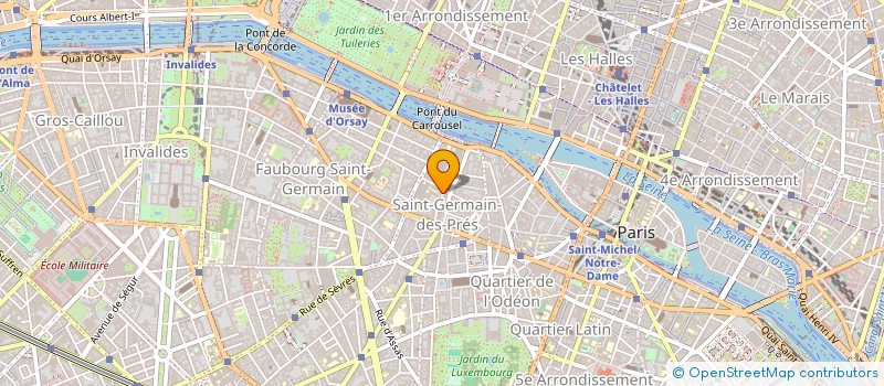 localisation de l'entreprise LE PETIT ST BENOIT  PARIS