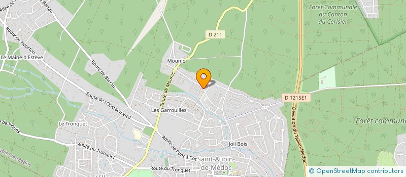 localisation de l'entreprise LE PETIT STUDIO DE LA PTORGAZZIEL  SAINT-AUBIN-DE-MEDOC