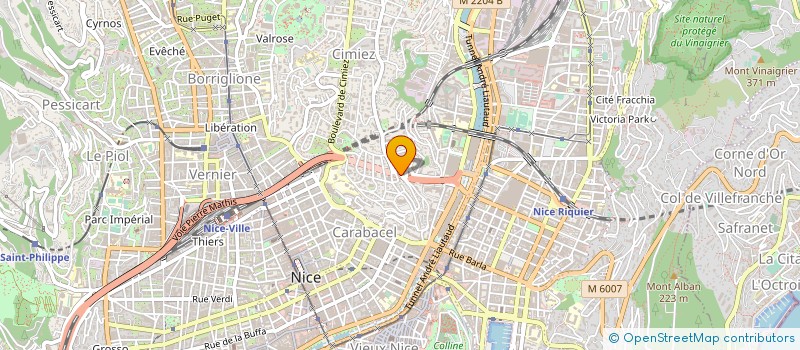 localisation de l'entreprise LE PETIT THEATRE DE BOULEVARD  NICE