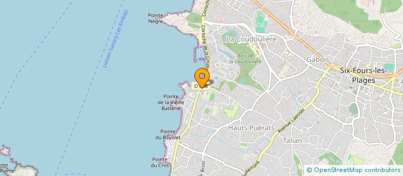 localisation de l'entreprise LE PETIT THEATRE DE SOPHIE à SIX-FOURS-LES-PLAGES