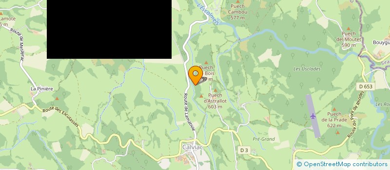 localisation de l'entreprise LE PETIT THEATRE DE SOUSCEYRAC  SOUSCEYRAC-EN-QUERCY