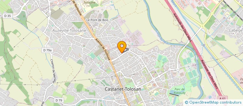 localisation de l'entreprise LE PETIT THEATRE DE VELOURS à CASTANET-TOLOSAN
