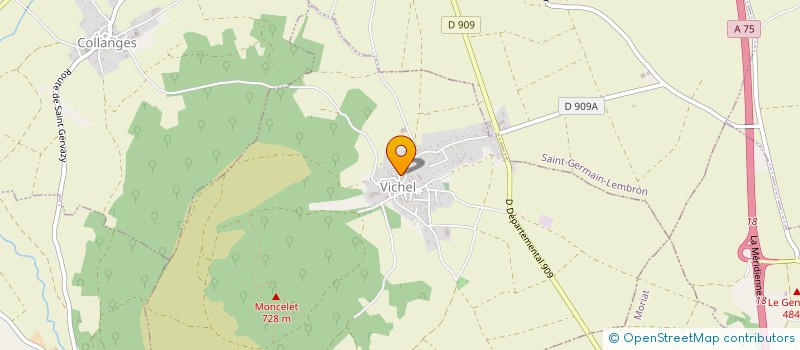 localisation de l'entreprise LE PETIT THEATRE DE VICHEL  VICHEL