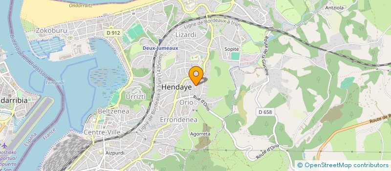 localisation de l'entreprise LE PETIT THEATRE DES CHECHENIAS à HENDAYE