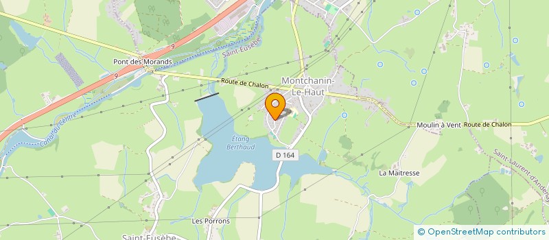 localisation de l'entreprise LE PETIT THEATRE DES ETOILES  SAINT-EUSEBE