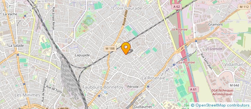 localisation de l'entreprise LE PETIT THEATRE MUSICAL à TOULOUSE