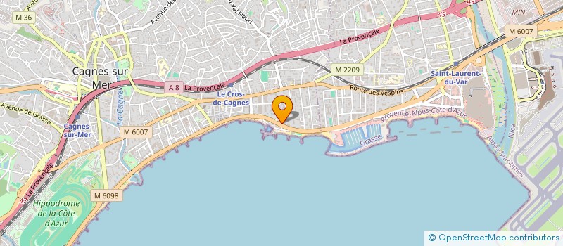 localisation de l'entreprise LE PETIT TOIT  CAGNES-SUR-MER