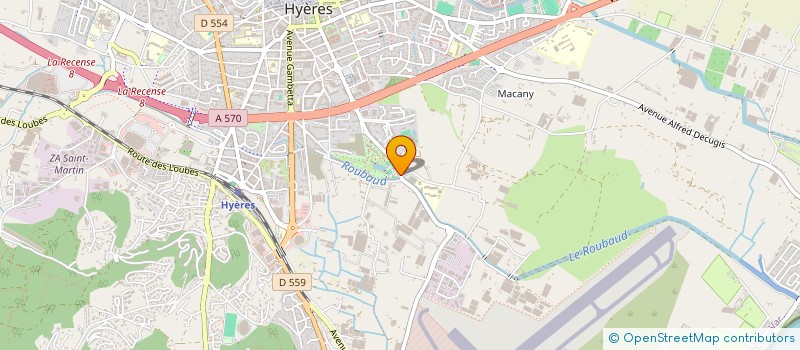 localisation de l'entreprise LE PETIT TRAIN à HYERES