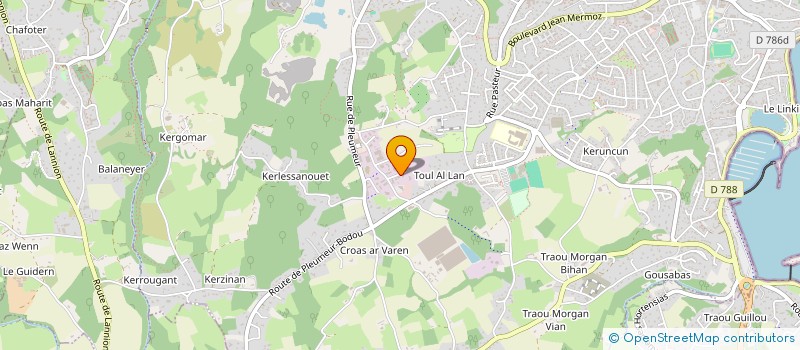 localisation de l'entreprise LE PETIT TRAIN DE LA COTE à PERROS-GUIREC
