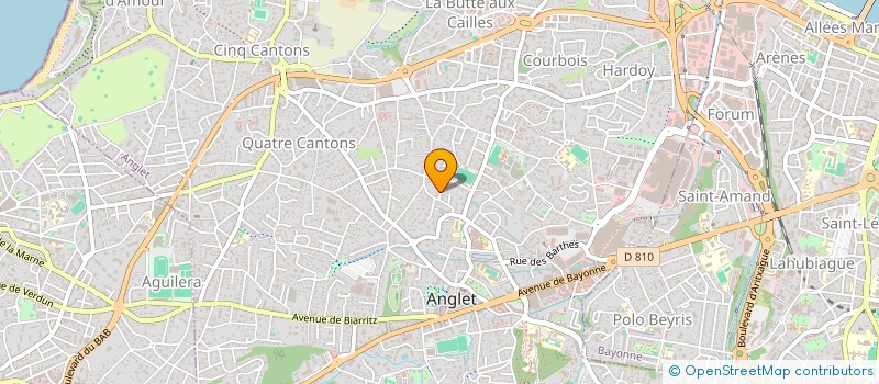 localisation de l'entreprise LE PETIT TRAIN DE LA HESTE  ANGLET