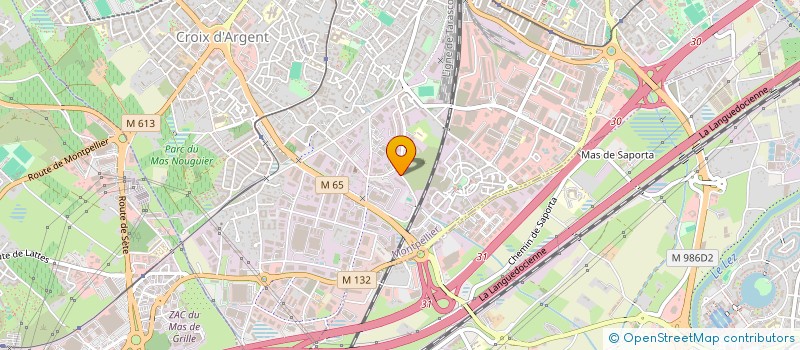 localisation de l'entreprise LE PETIT TRAIN DE MONTPELLIER à MONTPELLIER