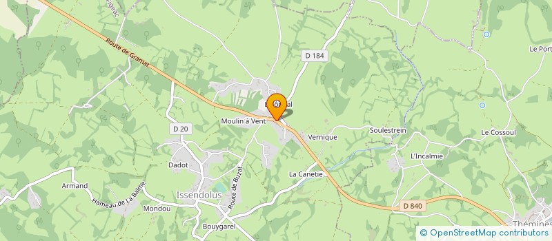 localisation de l'entreprise LE PETIT TRAIN DE ROCAMADOUR à ROCAMADOUR