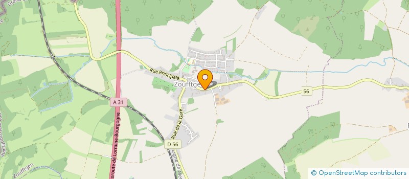 localisation de l'entreprise LE PETIT TRAIN DES LUCIOLES  ENTRANGE