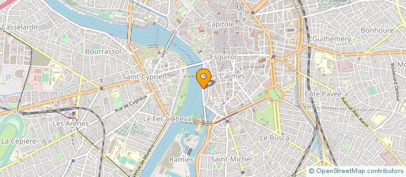 localisation de l'entreprise LE PETIT TRIANON à TOULOUSE