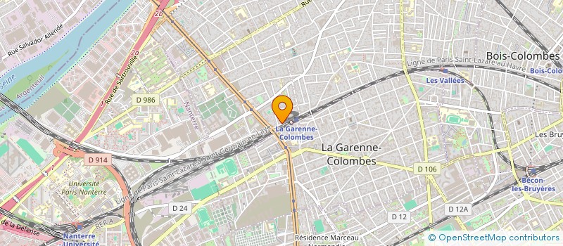 localisation de l'entreprise LE PETIT TYRRHENIEN  COLOMBES