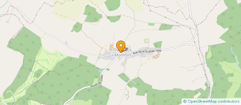 localisation de l'entreprise LE PETIT VAIR  THEY-SOUS-MONTFORT