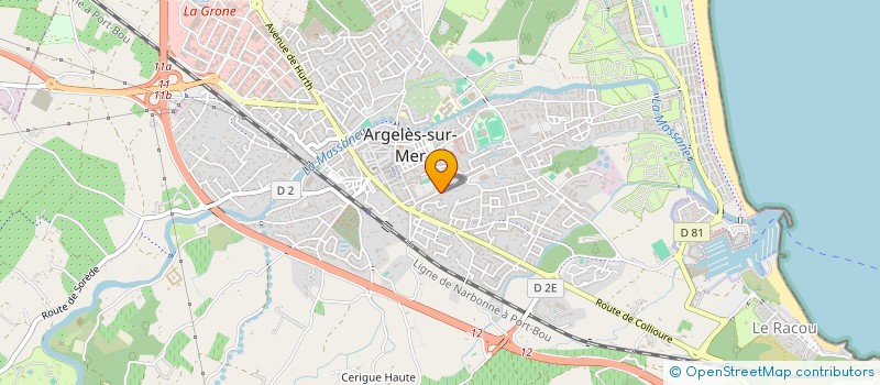 localisation de l'entreprise LE PETIT VAL  ARGELES-SUR-MER