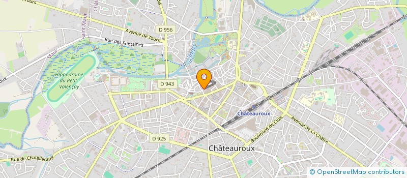 localisation de l'entreprise LE PETIT VATEL à CHATEAUROUX