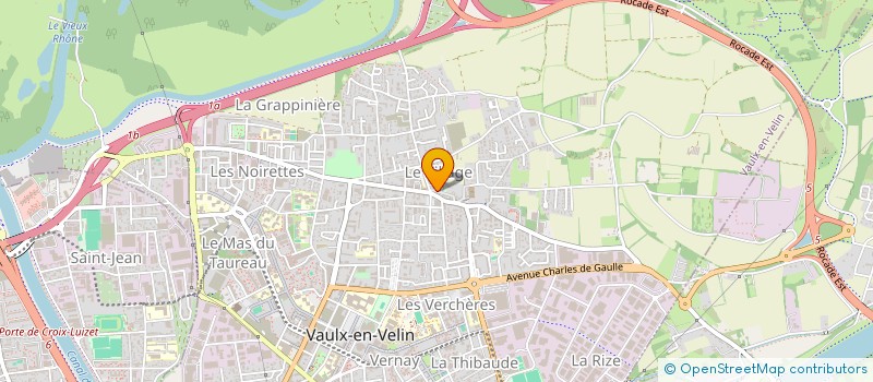 localisation de l'entreprise LE PETIT VELIN  VAULX-EN-VELIN