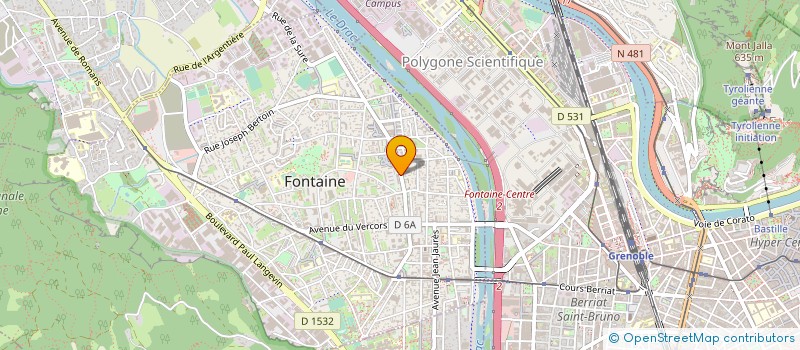 localisation de l'entreprise LE PETIT VERGER à FONTAINE