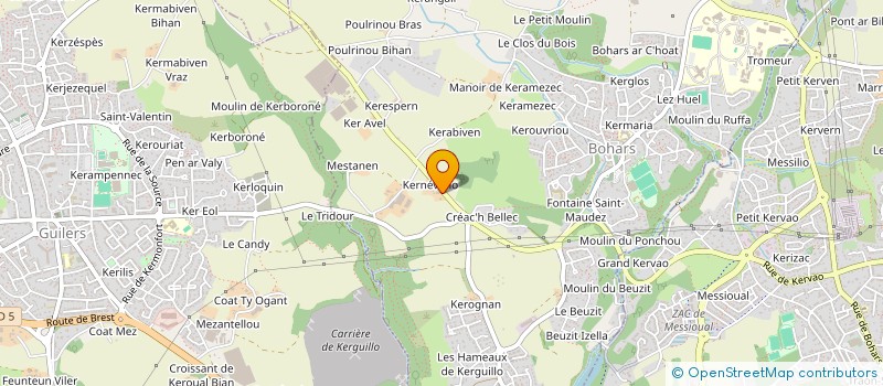 localisation de l'entreprise LE PETIT VERGER  GUILERS