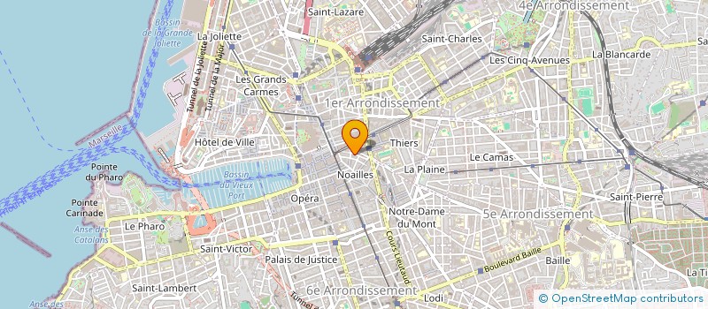 localisation de l'entreprise LE PETIT VERSAILLES à MARSEILLE