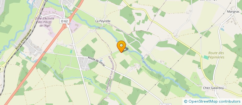 localisation de l'entreprise LE PETIT VIDANGEUR CHARENTAIS à VITRAC-SAINT-VINCENT