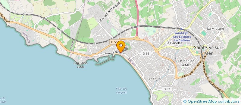 localisation de l'entreprise LE PETIT VIET à SAINT-CYR-SUR-MER