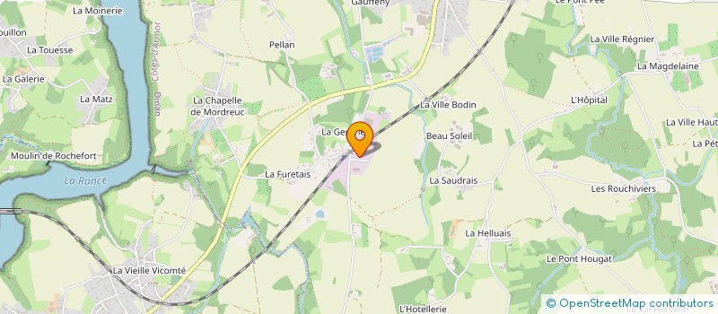 localisation de l'entreprise LE PETIT VILLAGE à PLEUDIHEN-SUR-RANCE