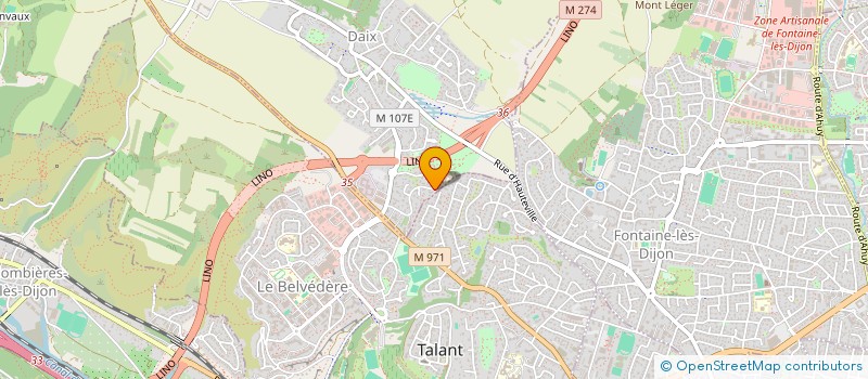 localisation de l'entreprise LE PETIT VILLAGE  DAIX