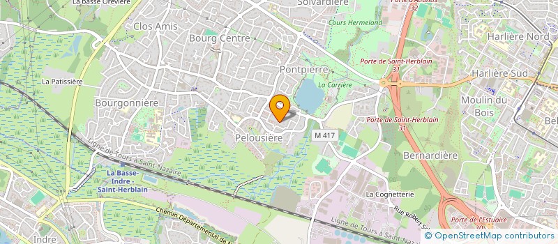 localisation de l'entreprise LE PETIT VILLAGE  SAINT-HERBLAIN