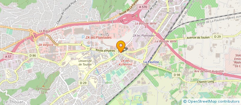 localisation de l'entreprise LE PETIT VINTIMILLE à LA GARDE