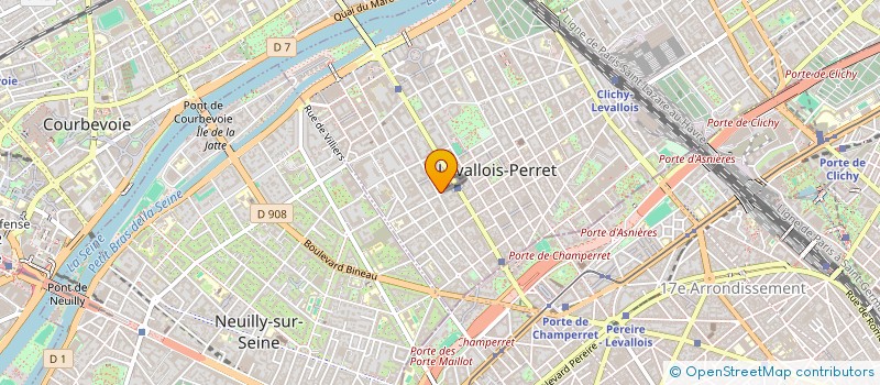 localisation de l'entreprise LE PETIT VOLTAIRE à LEVALLOIS-PERRET
